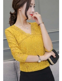 blouse brukat korea T3988