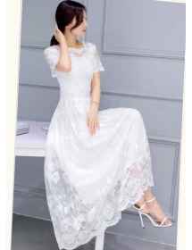 long dress korea D4494