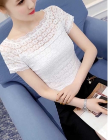 blouse brukat korea T4017