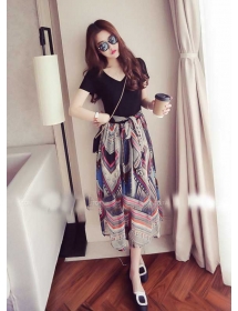 midi dress korea D4536