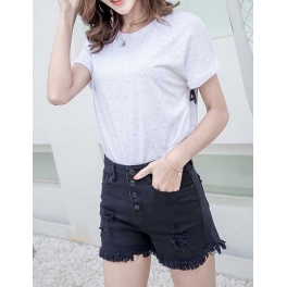 celana pendek denim T4089