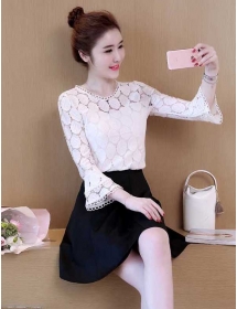 blouse brukat T4093