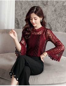 blouse brukat korea T4112