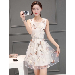 dress korea D4586