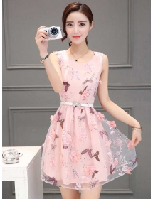 dress korea D4587