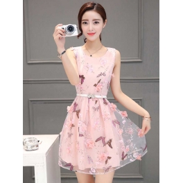 dress korea D4587