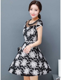 dress korea D4596