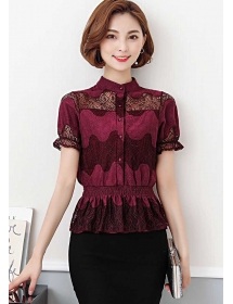 blouse brukat korea T4173