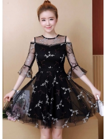 dress korea D4654