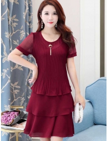 dress wanita import D4657