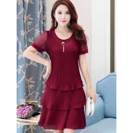 dress wanita import D4657