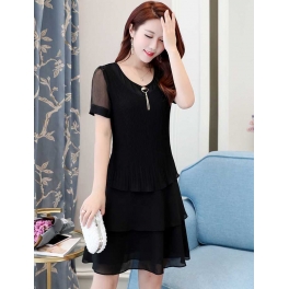 dress wanita import D4658