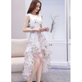 dress pesta korea D4664