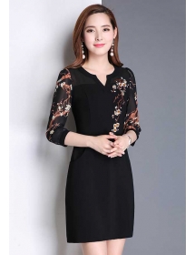 dress wanita import D4677