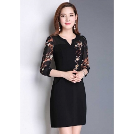 dress wanita import D4677