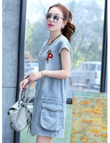 dress denim D4689