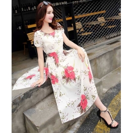 midi dress D4692