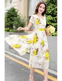 midi dress D4694