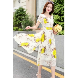 midi dress D4694