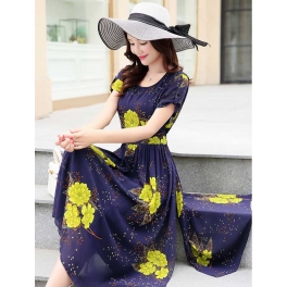 midi dress D4695