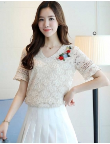 blouse korea T4235