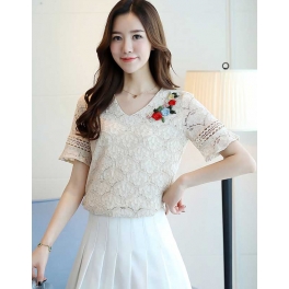 blouse korea T4235