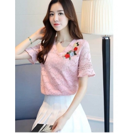 blouse korea T4236