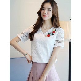 blouse korea T4237