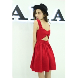 dress wanita import D832