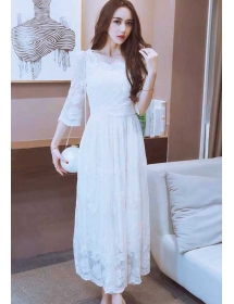 long dress korea D4715