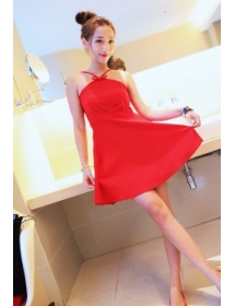 dress wanita import D834