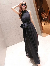 long dress chiffon D4744