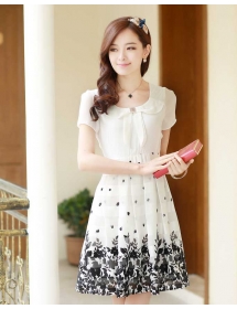 dress wanita import D4752