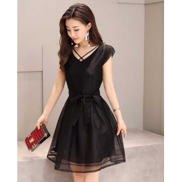 dress wanita import D4755