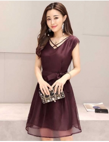 dress wanita import D4756