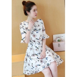 dress wanita import D4769