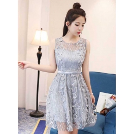 dress brukat D4776