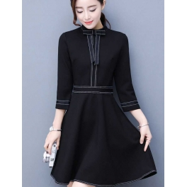 dress wanita import D4795