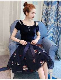 dress korea D4812