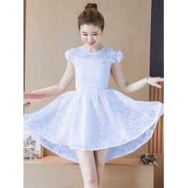 dress brukat korea D4815