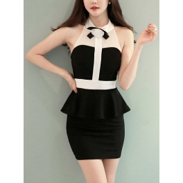 dress wanita import D844