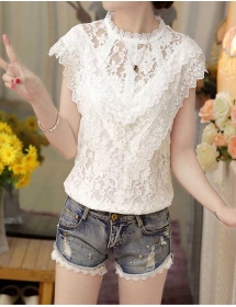 blouse brukat import T4382