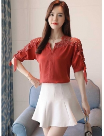 blouse korea T4383