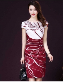 dress korea D4861