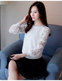 blouse brukat korea T4408