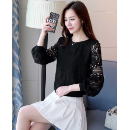 blouse brukat korea T4408