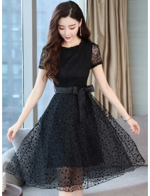 dress korea D4892