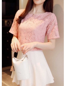 blouse brukat korea T4416