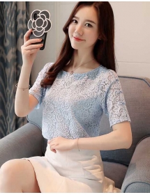 blouse brukat korea T4418