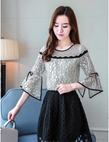 blouse brukat korea T4435